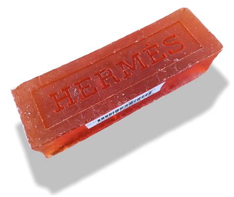 hermes leather soap.